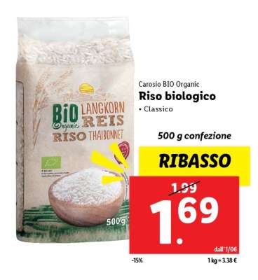 Carosio BIO Organic Riso biologico