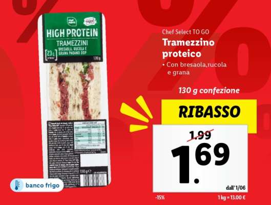 Tramezzino proteico