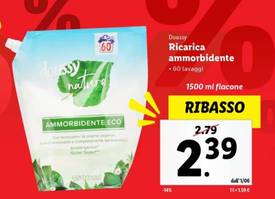 Doussy Ricarica Ammorbidente