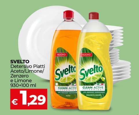 Svelto Detersivo Piatti