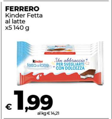 Ferrero Kinder Fetta al latte