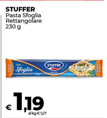 STUFFER Pasta sfoglia rettangolare