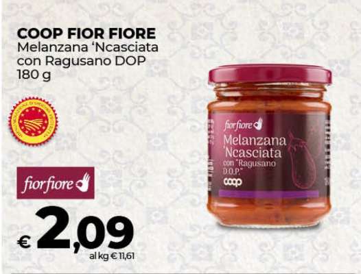COOP FIOR FIORE Melanzana ‘Ncasciata con Ragusano DOP