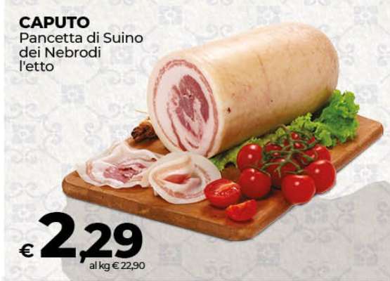 CAPUTO Pancetta di Suino dei Nebrodi