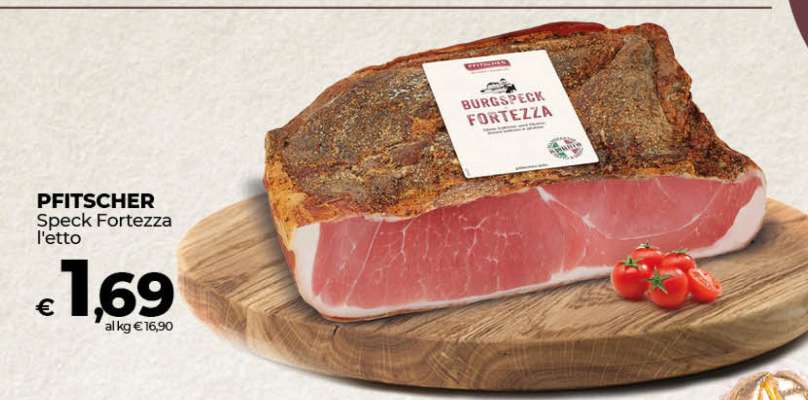 PFITSCHER Speck Fortezza l'etto