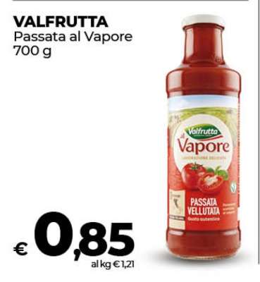 Valfrutta Passata al Vapore