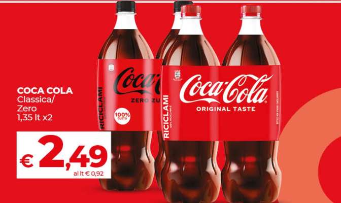 Coca Cola classica, zero