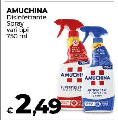 AMUCHINA Disinfettante Spray