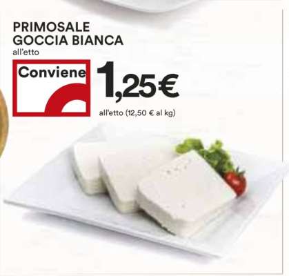 PRIMOSALE GOCCIA BIANCA