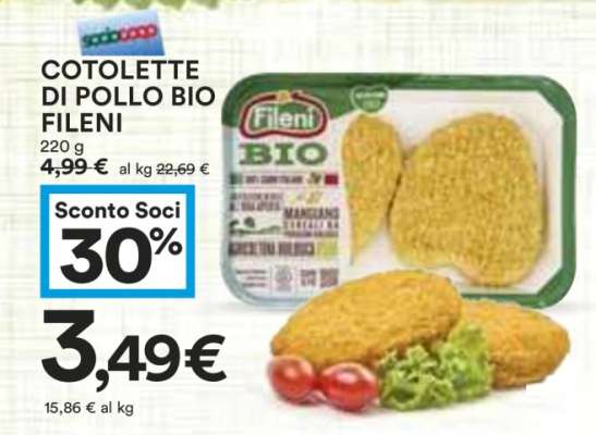 Cotolette di Pollo Bio Fileni