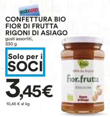 CONFETTURA BIO FIOR DI FRUTTA RIGONI DI ASIAGO