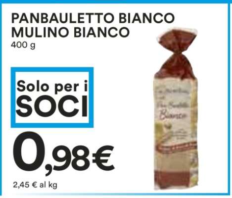 Panbauletto Bianco Mulino Bianco