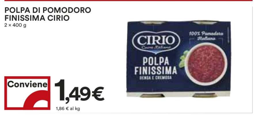 Polpa di Pomodoro Finissima Cirio