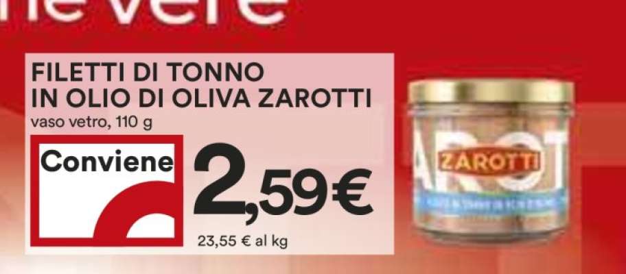 Filetti di Tonno in Olio di Oliva Zarotti