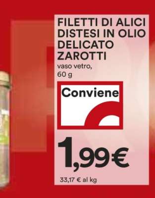FILETTI DI ALICI DISTESI IN OLIO DELICATO ZAROTTI