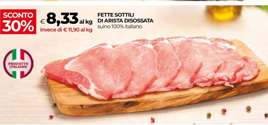 FETTE SOTTILI DI ARISTA DISOSSATA