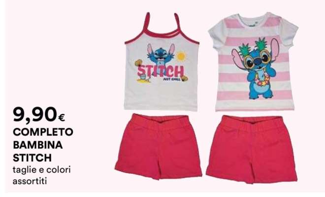 Completo Bambina Stitch