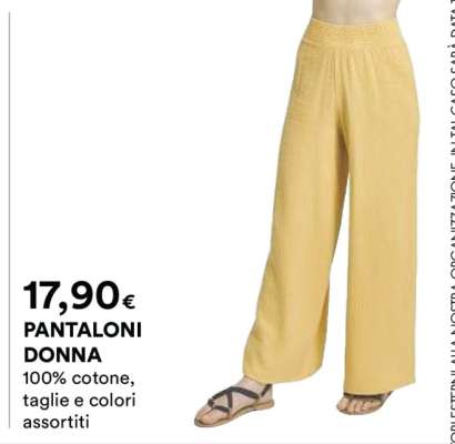 Pantaloni Donna