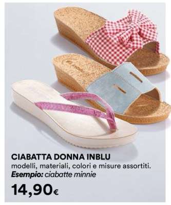 CIABATTA DONNA INBLU