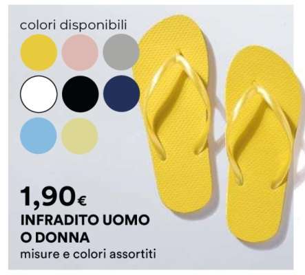 INFRADITO UOMO O DONNA