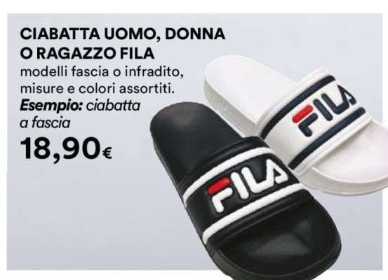 CIABATTA UOMO, DONNA O RAGAZZO FILA