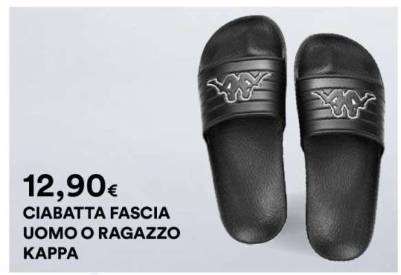 CIABATTA FASCIA UOMO O RAGAZZO KAPPA