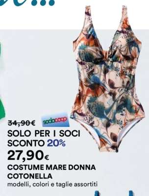 COSTUME MARE DONNA COTONELLA