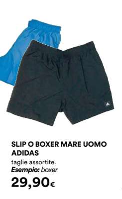 SLIP O BOXER MARE UOMO ADIDAS