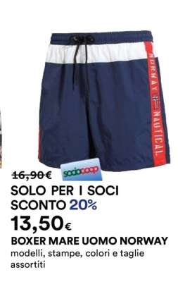 BOXER MARE UOMO NORWAY