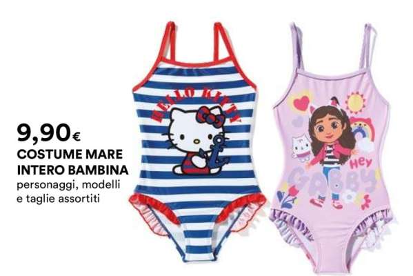 COSTUME MARE INTERO BAMBINA