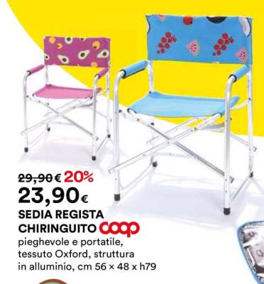 SEDIA REGISTA CHIRINGUITO