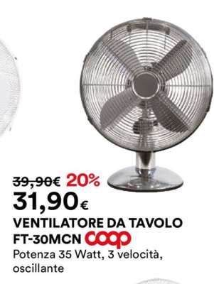 VENTILATORE DA TAVOLO FT-30MCN