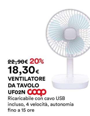 VENTILATORE DA TAVOLO UFO2N