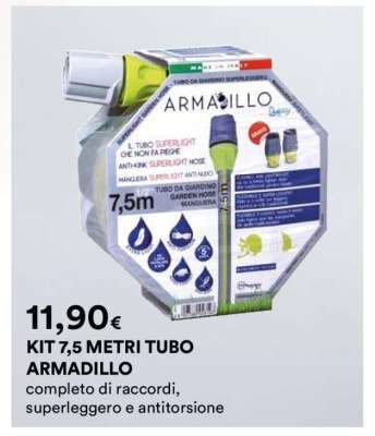 KIT 7,5 METRI TUBO ARMADILLO