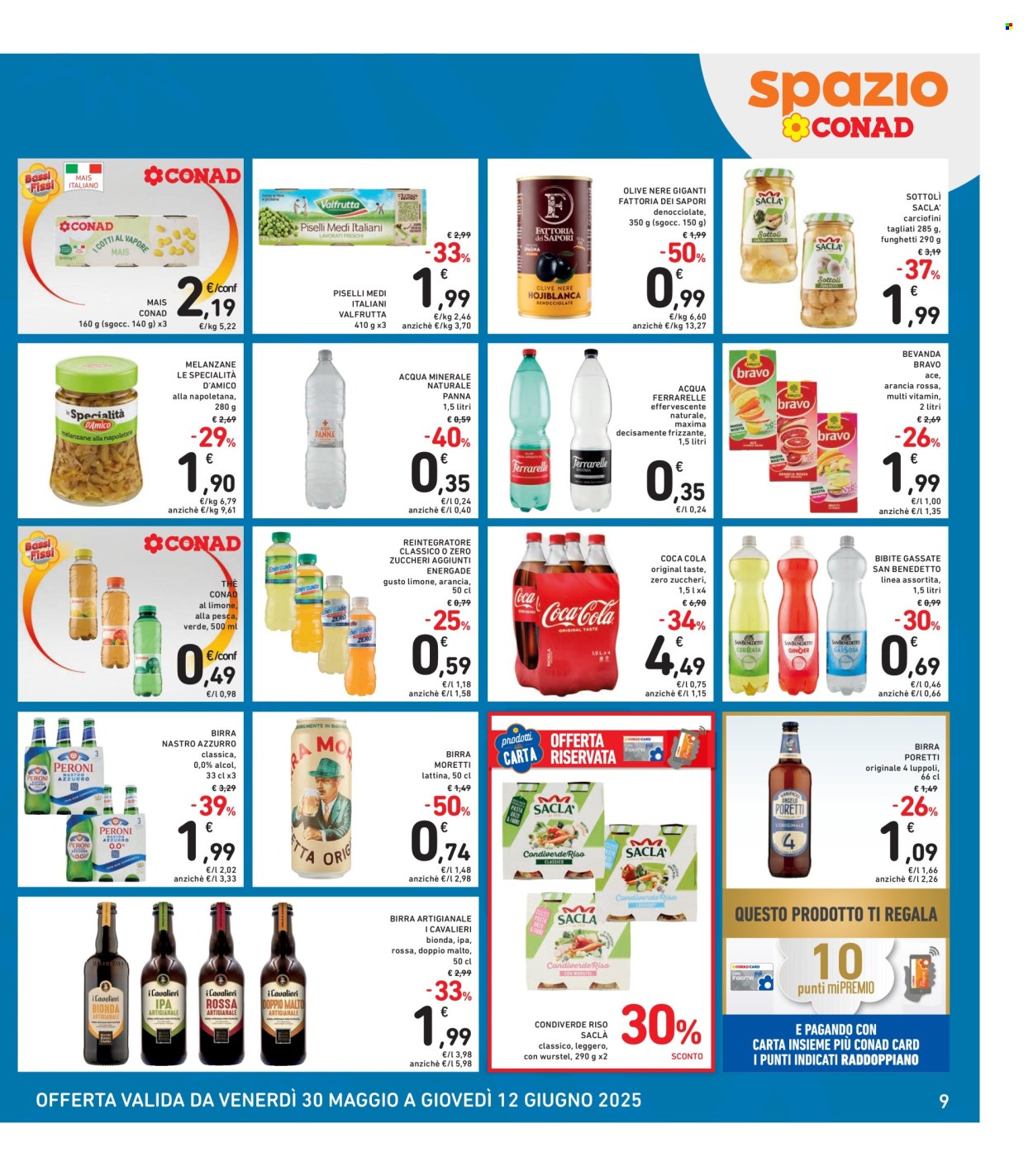Volantino Spazio Conad - 30/5/2025 - 12/6/2025. Pagina 9