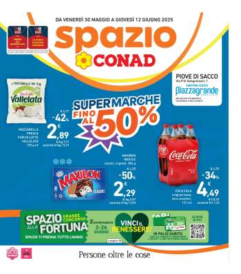 Volantino Spazio Conad - 30/5/2025 - 12/6/2025.