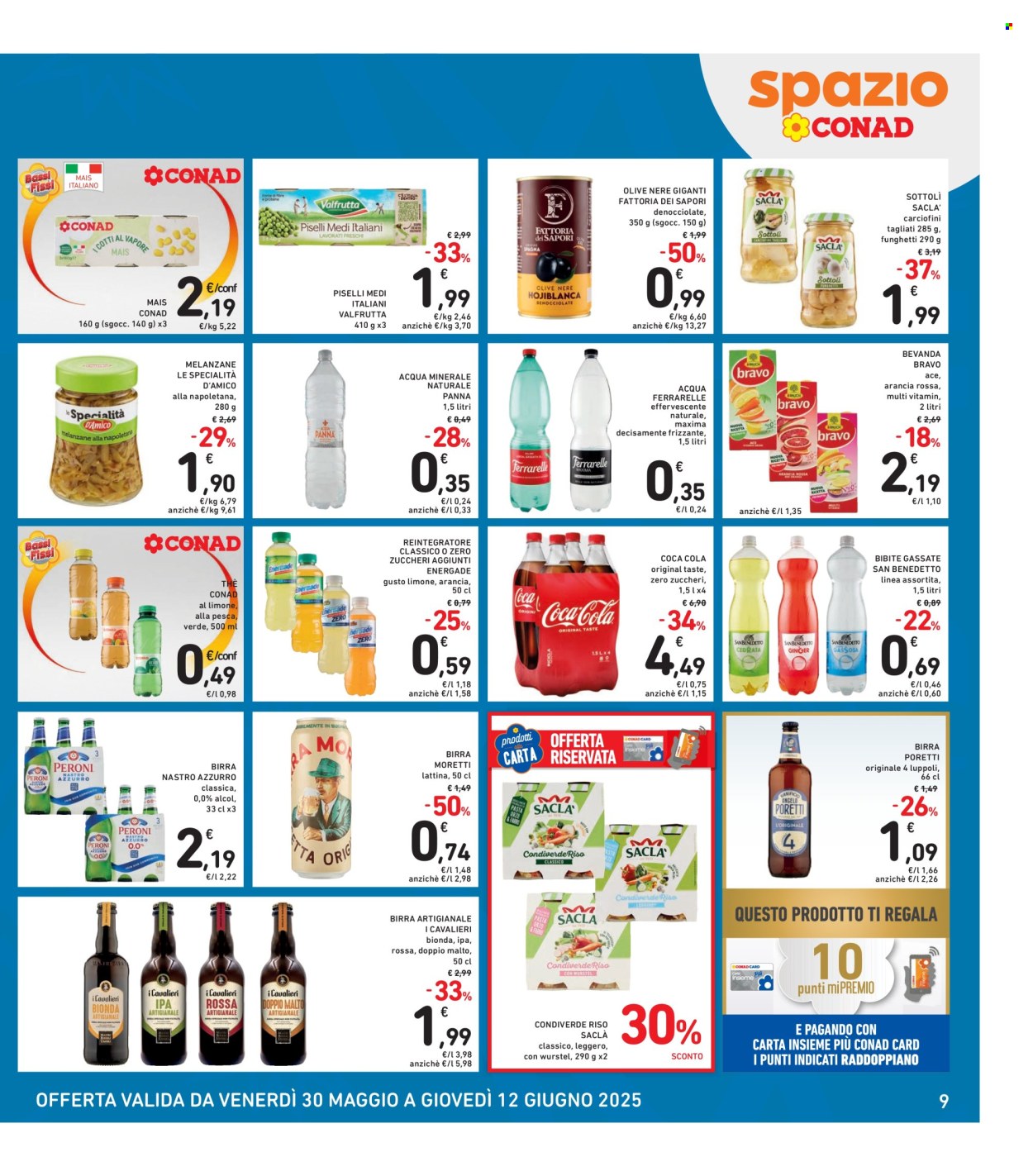 Volantino Spazio Conad - 30/5/2025 - 12/6/2025. Pagina 9
