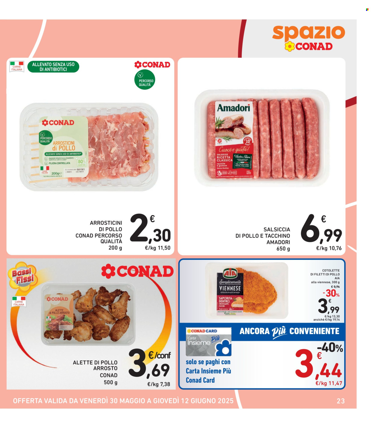 Volantino Spazio Conad - 30/5/2025 - 12/6/2025. Pagina 23