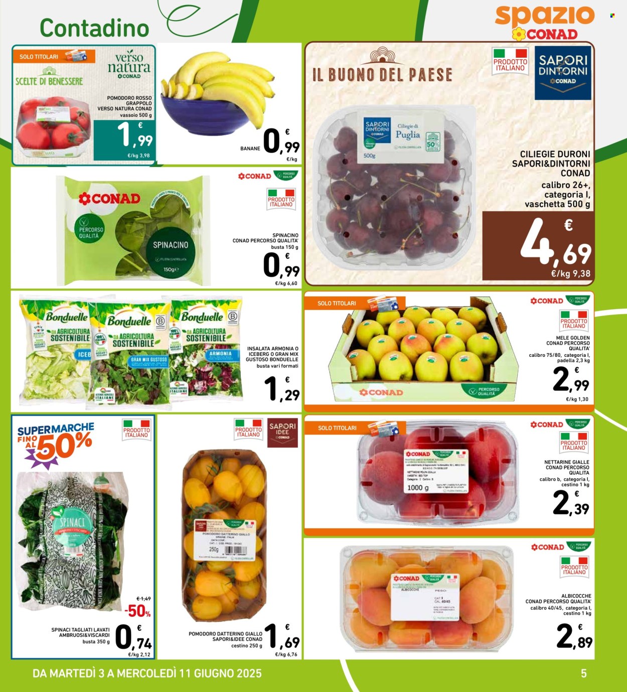 Volantino Spazio Conad - 3/6/2025 - 11/6/2025. Pagina 5