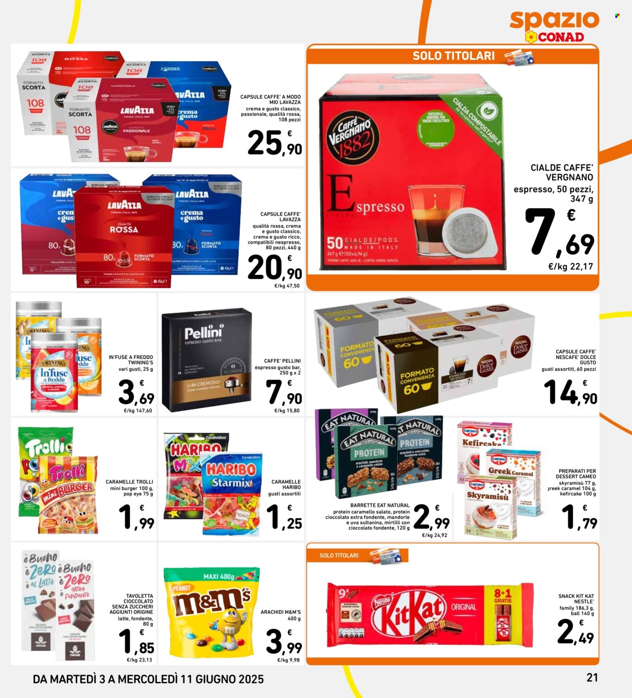Volantino Spazio Conad - 3/6/2025 - 11/6/2025. Pagina 21