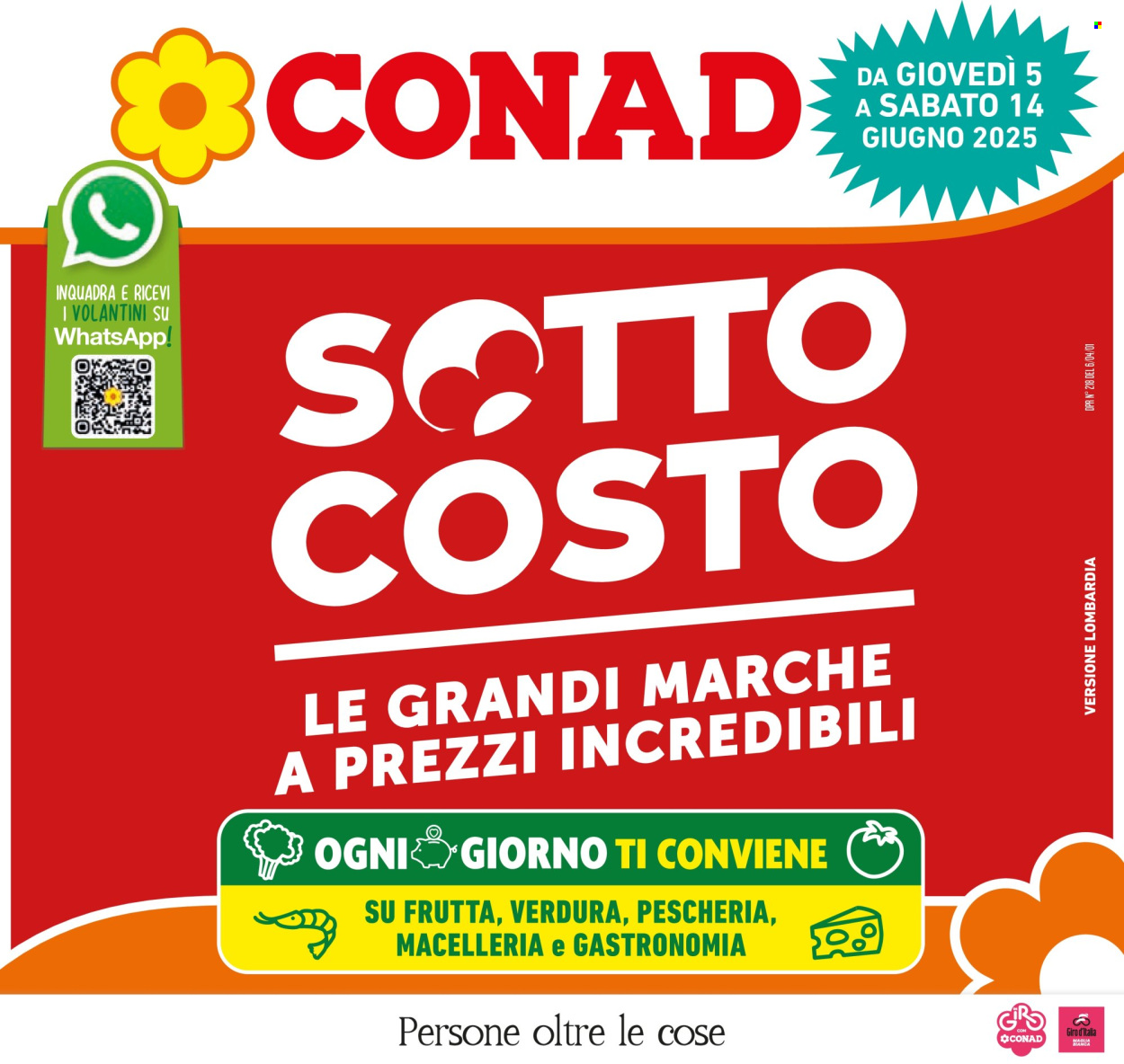 Volantino Conad - 5/6/2025 - 17/6/2025. Pagina 1