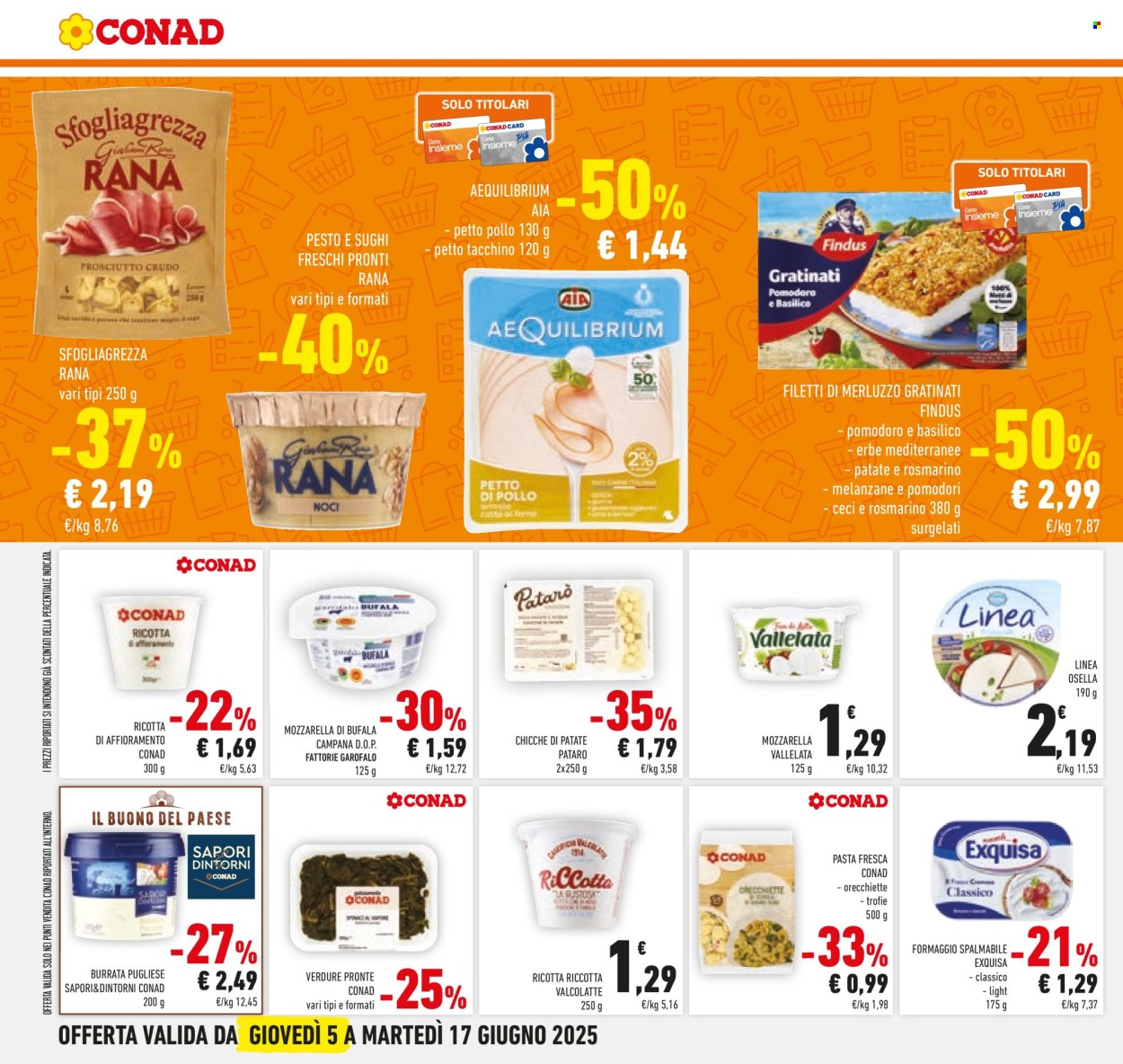 Volantino Conad - 5/6/2025 - 17/6/2025. Pagina 22