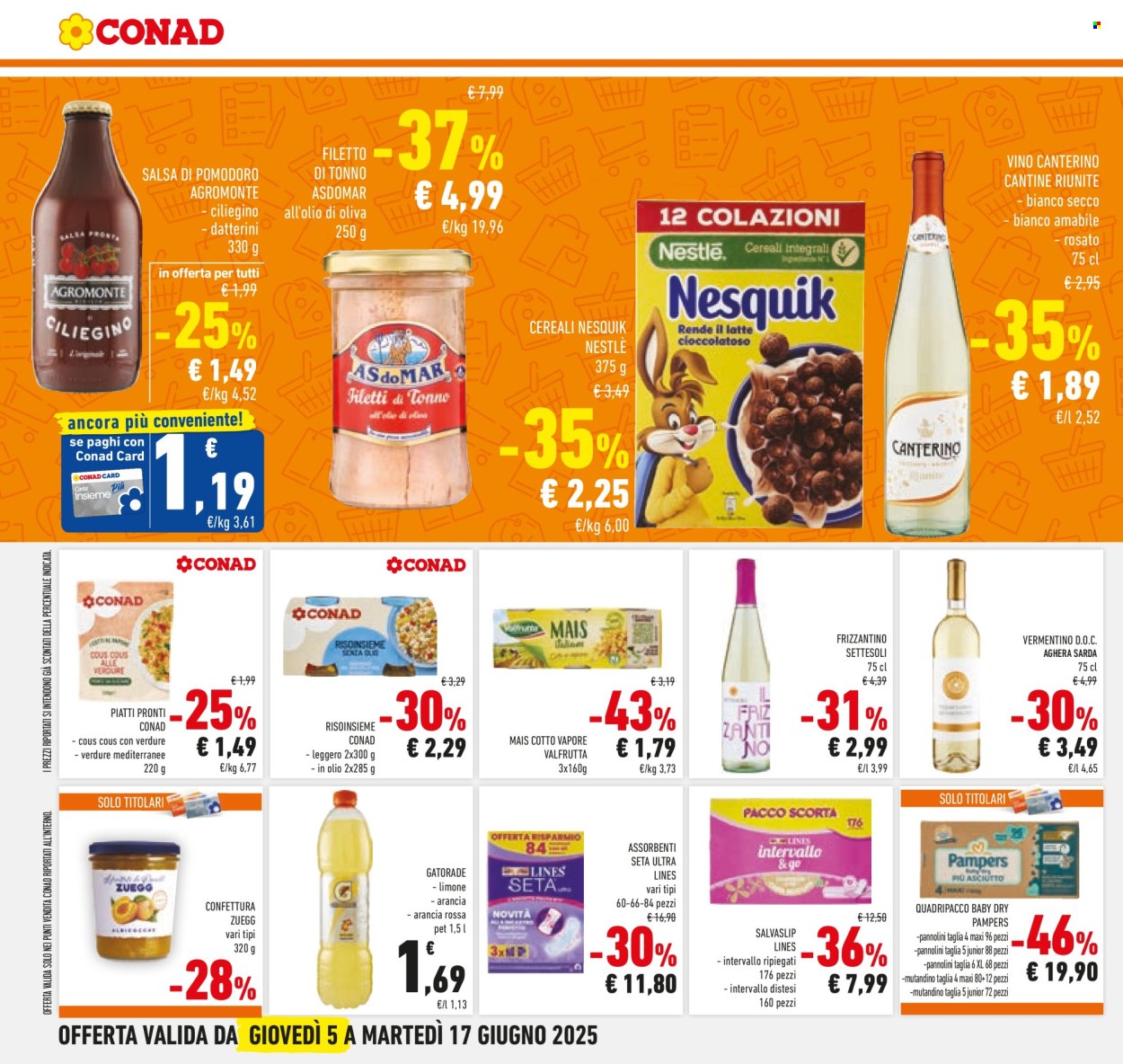 Volantino Conad - 5/6/2025 - 17/6/2025. Pagina 24