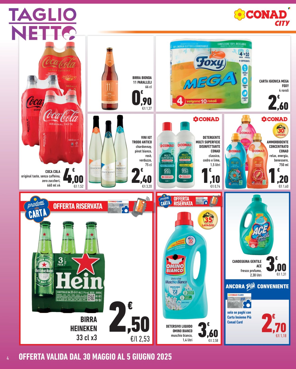 Volantino Conad - 30/5/2025 - 5/6/2025. Pagina 4