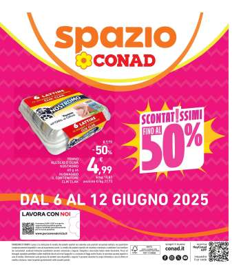 Volantino Spazio Conad - 6/6/2025 - 12/6/2025.