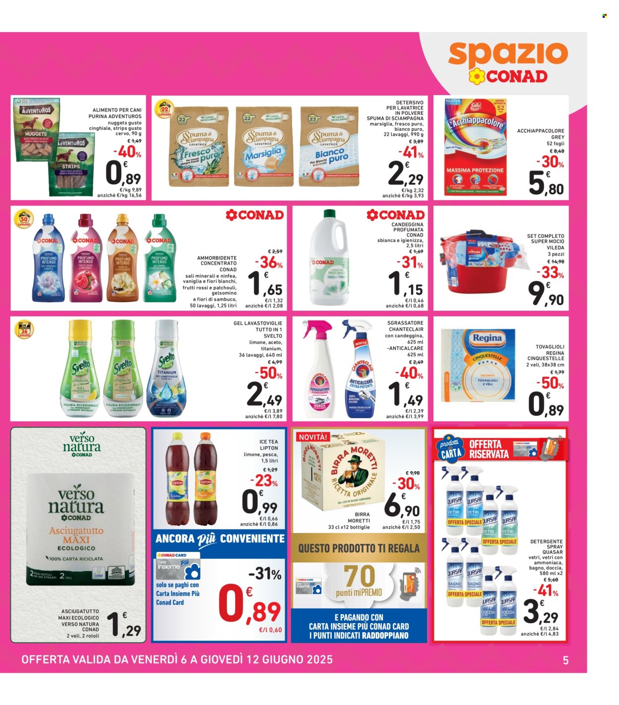 Volantino Spazio Conad - 6/6/2025 - 12/6/2025. Pagina 5