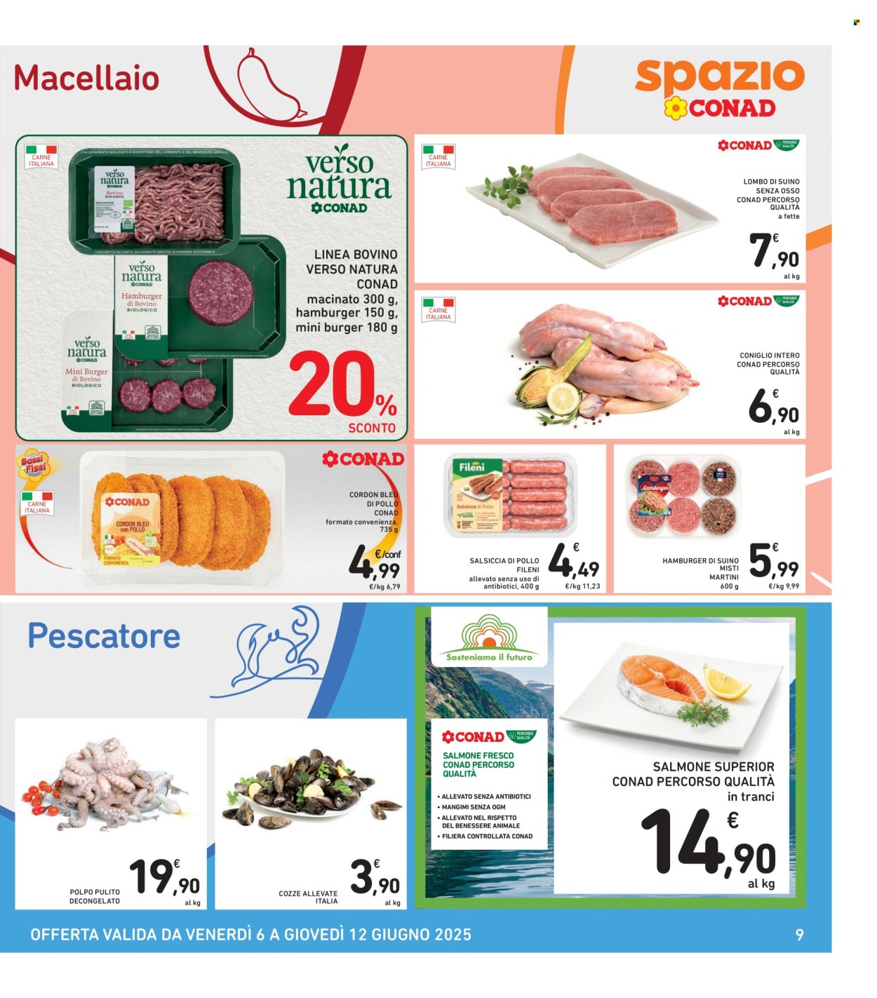 Volantino Spazio Conad - 6/6/2025 - 12/6/2025. Pagina 9