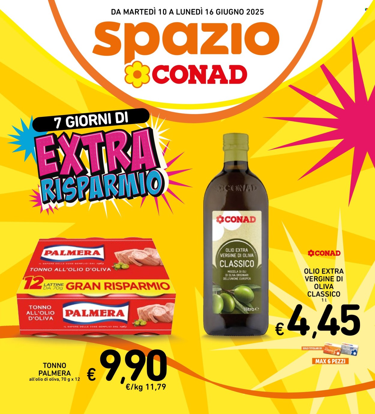 Volantino Spazio Conad - 10/6/2025 - 16/6/2025. Pagina 1