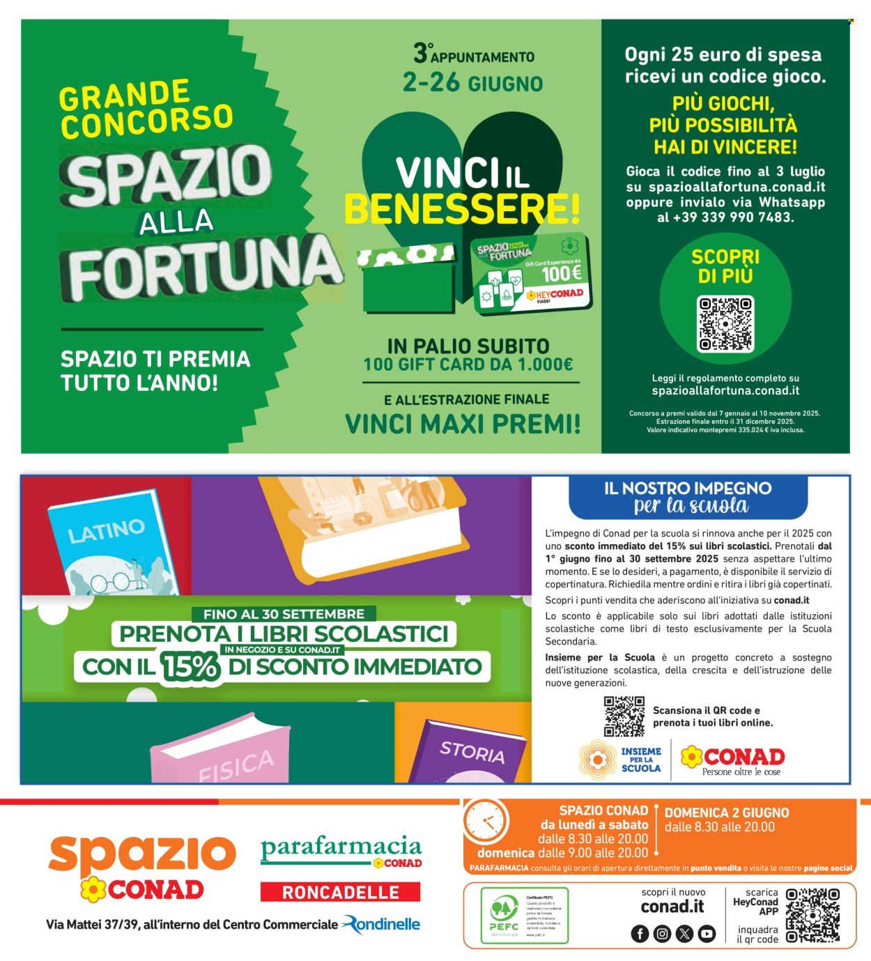 Volantino Spazio Conad - 30/5/2025 - 12/6/2025. Pagina 44