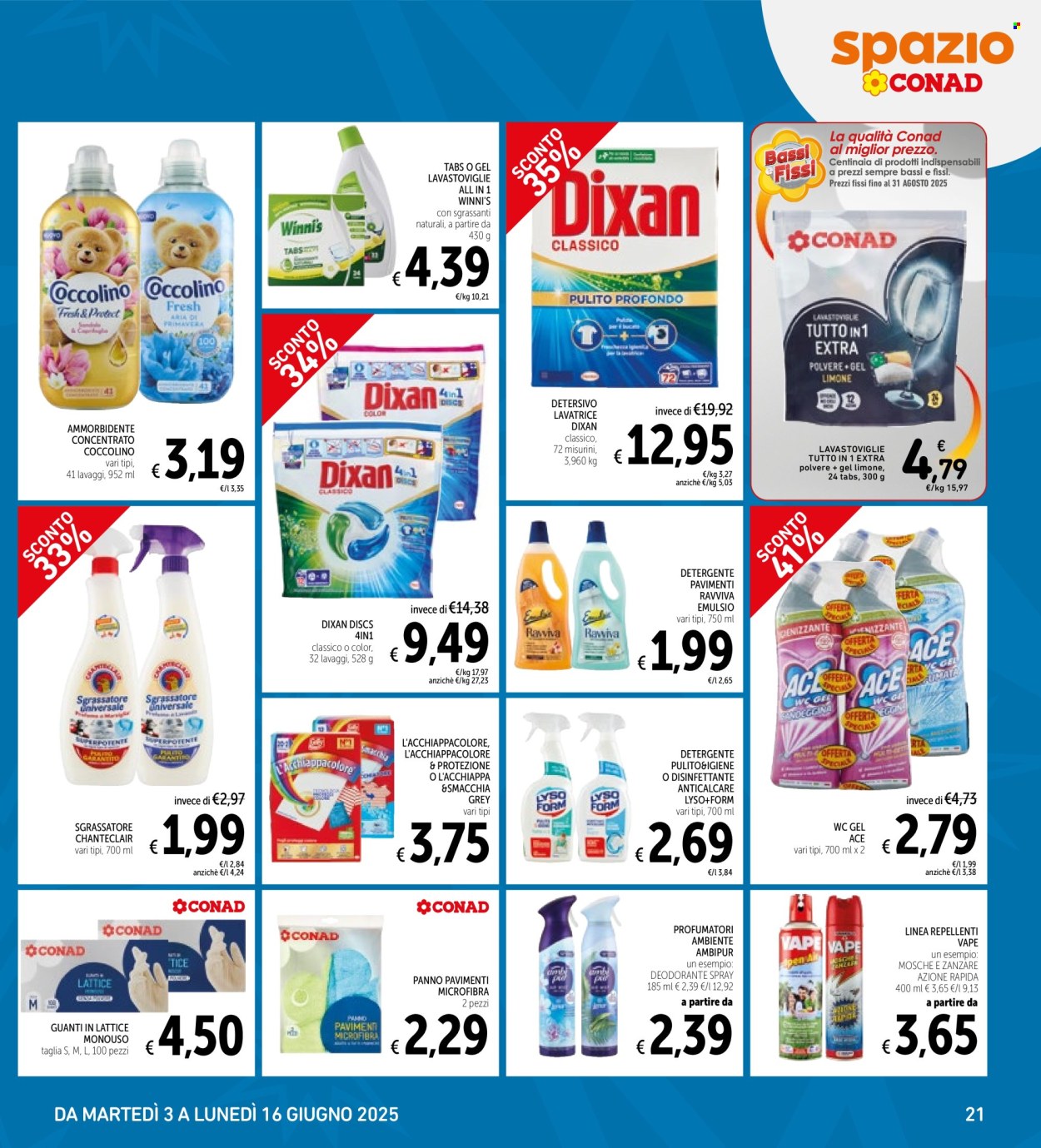 Volantino Spazio Conad - 3/6/2025 - 16/6/2025. Pagina 21